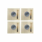 Sushi-st DKD Home Decor 14,5 x 14,5 x 31 cm Bl Stentj Orientalsk (16 Dele) #1
