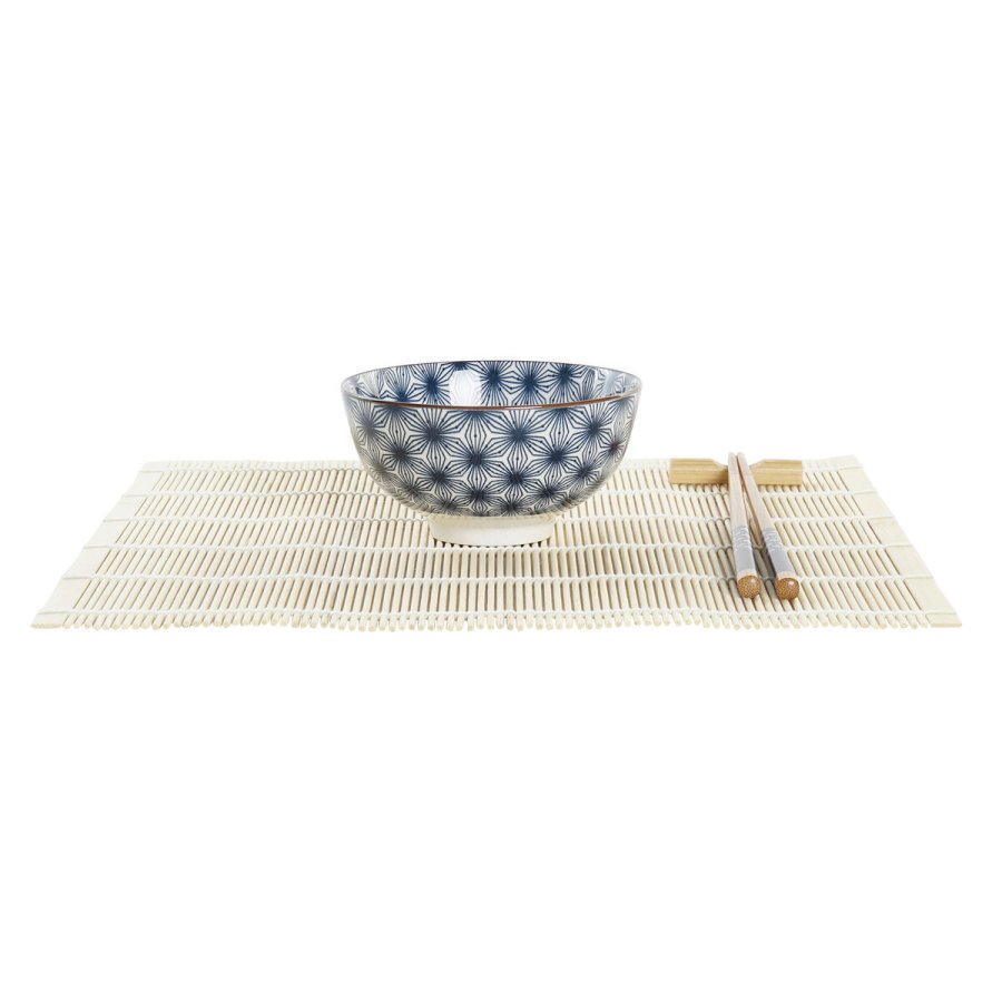 Sushi-st DKD Home Decor 14,5 x 14,5 x 31 cm Bl Stentj Orientalsk (16 Dele) #4