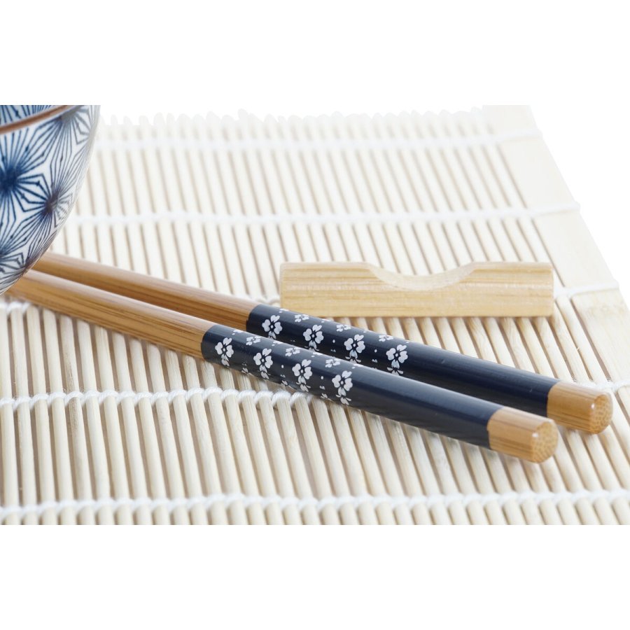 Sushi-st DKD Home Decor 14,5 x 14,5 x 31 cm Bl Stentj Orientalsk (16 Dele) #7