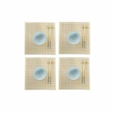 Sushi-st DKD Home Decor 14,5 x 14,5 x 31 cm Bl Hvid Stentj Orientalsk (16 Dele) #1