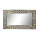 Vgspejl DKD Home Decor Gr Gylden Moderne 154 x 5 x 92 cm #1
