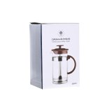 Kaffekande med stempel DKD Home Decor Brun Gennemsigtig Rustfrit stl Borosilikatglas 350 ml 16 x 9 x 18,5 cm #7