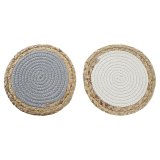Dkkeserviet DKD Home Decor Individuel Bomuld Fiber (20 x 20 x 1 cm) (2 enheder) #1
