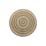 Tppe DKD Home Decor Beige Brun (150 x 1 x 150 cm) #1