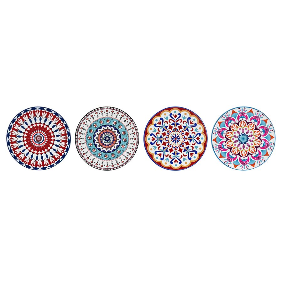 Varmebrikker DKD Home Decor Mandala 4 enheder (10,8 x 10,8 x 0,7 cm) #1