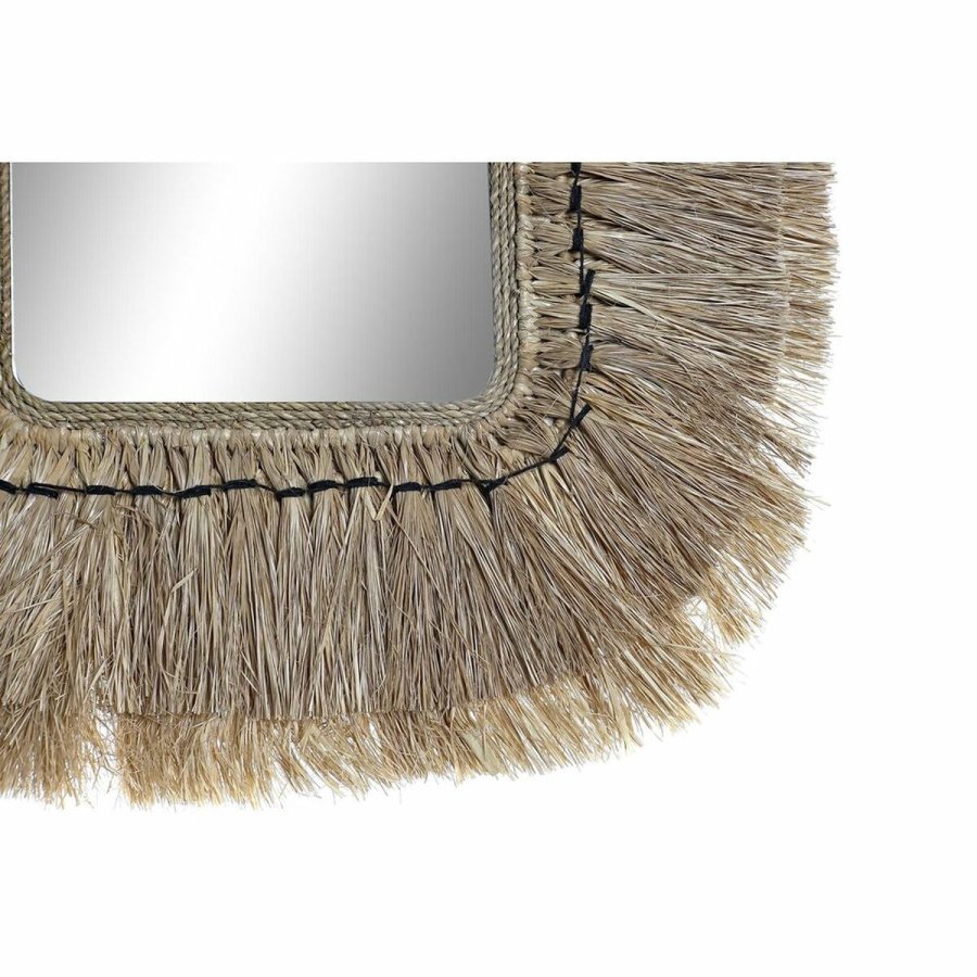 Vgspejl DKD Home Decor Natur Bali 50 x 2 x 60 cm #5
