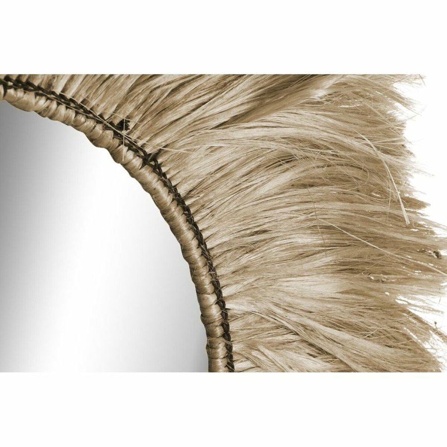 Vgspejl DKD Home Decor Natur Bali 64 x 3 x 64 cm #5