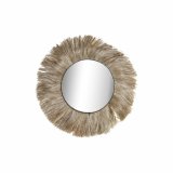 Vgspejl DKD Home Decor Natur Bali 64 x 3 x 64 cm #1