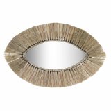 Vgspejl DKD Home Decor Natur Bali 54 x 3 x 34 cm #1