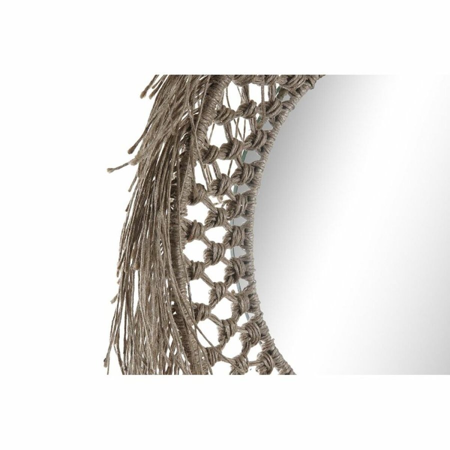 Vgspejl DKD Home Decor Natur Bali 60 x 4 x 60 cm #9