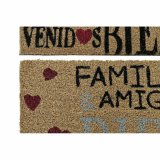 Drmtte DKD Home Decor Rd Sort Brun Gummi 2 enheder Urban Kokosnd Fiber (60 x 40 x 1,5 cm) #5