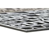 Drmtte DKD Home Decor Slvfarvet Gylden Gummi 2 enheder Urban (75 x 45 x 0,5 cm) #9
