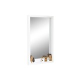 Vgspejl DKD Home Decor Hvid Huse Urban 36 x 4 x 60 cm #1