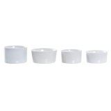 St til appetizere DKD Home Decor Hvid/Sort Metal Bambus Stentj Loft 5 Dele 20 x 20 x 14 cm #7