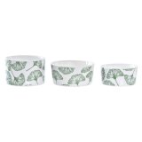 St til appetizere DKD Home Decor Bambus Stentj Ark Tropisk 4 Dele 18 x 18 x 1 cm #7