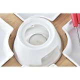 Fondue DKD Home Decor Rd 26,5 x 26,5 x 1,5 cm (10 pcs) #4