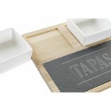 St til appetizere DKD Home Decor Tapas Bambus Stentj Brt 3 Dele 31 x 20 x 5 cm #4