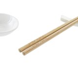 Sushi-st DKD Home Decor Bambus Stentj Hvid Natur Orientalsk 27,3 x 20,3 x 2,5 cm (12 enheder) #7