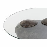Lille serveringsbord DKD Home Decor Gennemsigtig Kobber 80 x 50 x 37 cm #2