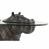 Lille serveringsbord DKD Home Decor Gennemsigtig Kobber 80 x 50 x 37 cm #3