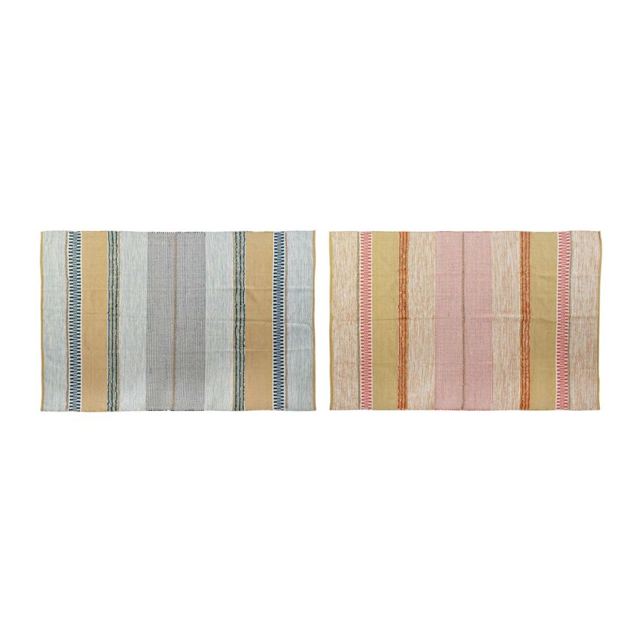 Tppe DKD Home Decor Polyester Multifarvet Moderne 120 x 180 x 1 cm (2 enheder) #1