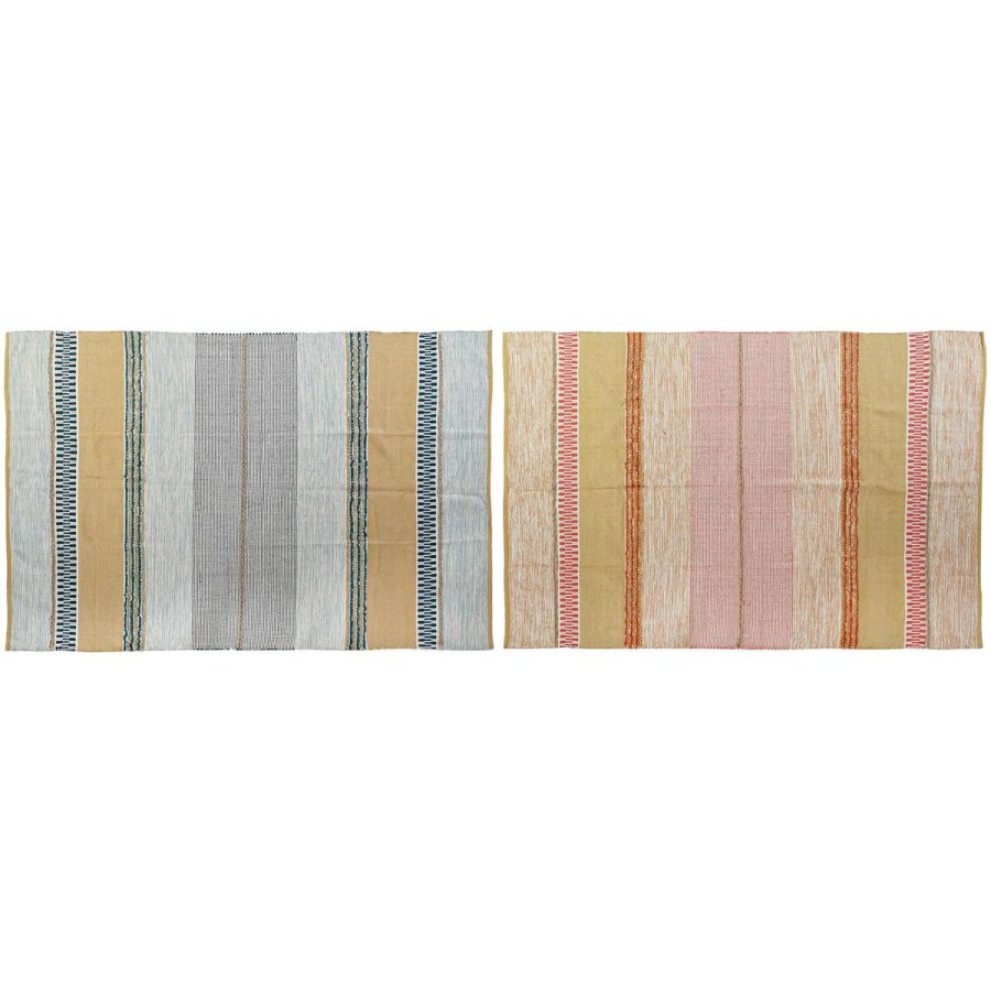 Tppe DKD Home Decor Polyester Multifarvet Moderne 200 x 290 x 1 cm (2 enheder) #1