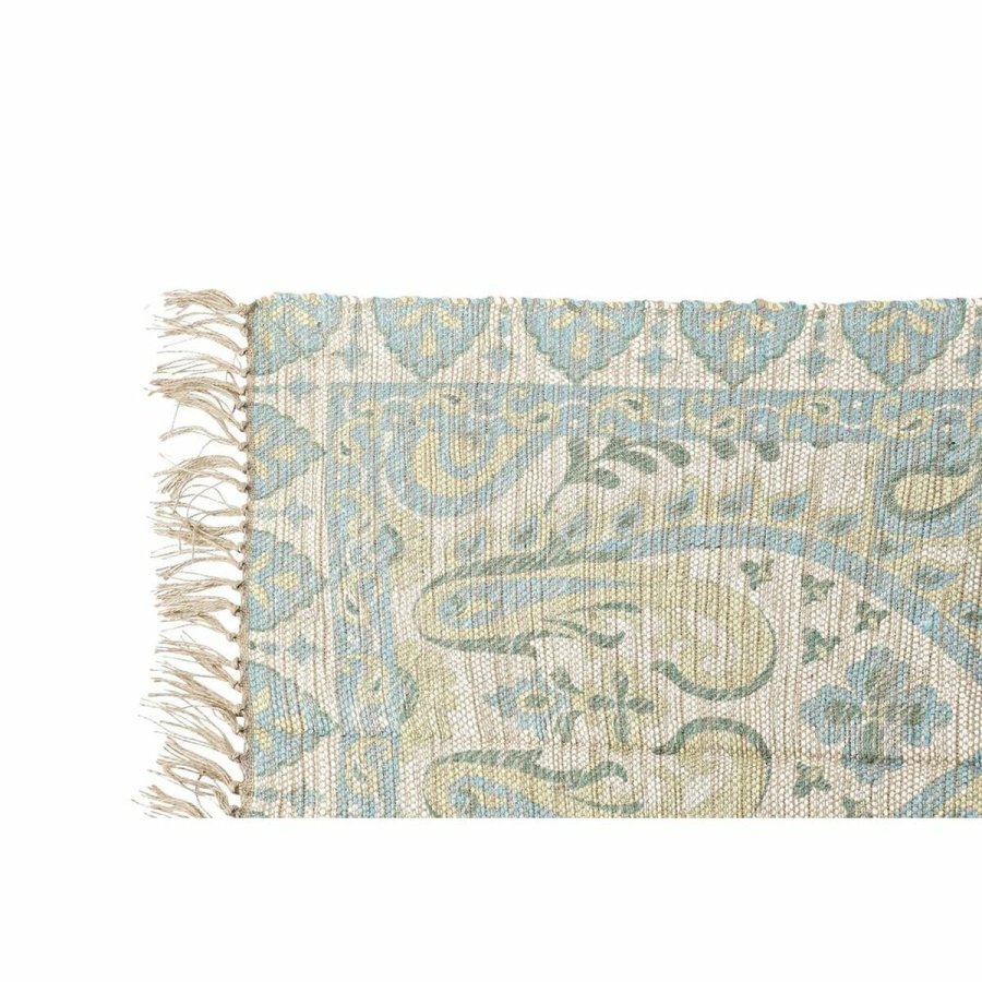 Tppe DKD Home Decor 200 x 290 x 0,5 cm Rd Polyester Grn Araber (2 enheder) #5