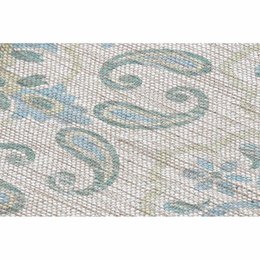 Tppe DKD Home Decor 200 x 290 x 0,5 cm Rd Polyester Grn Araber (2 enheder) #9