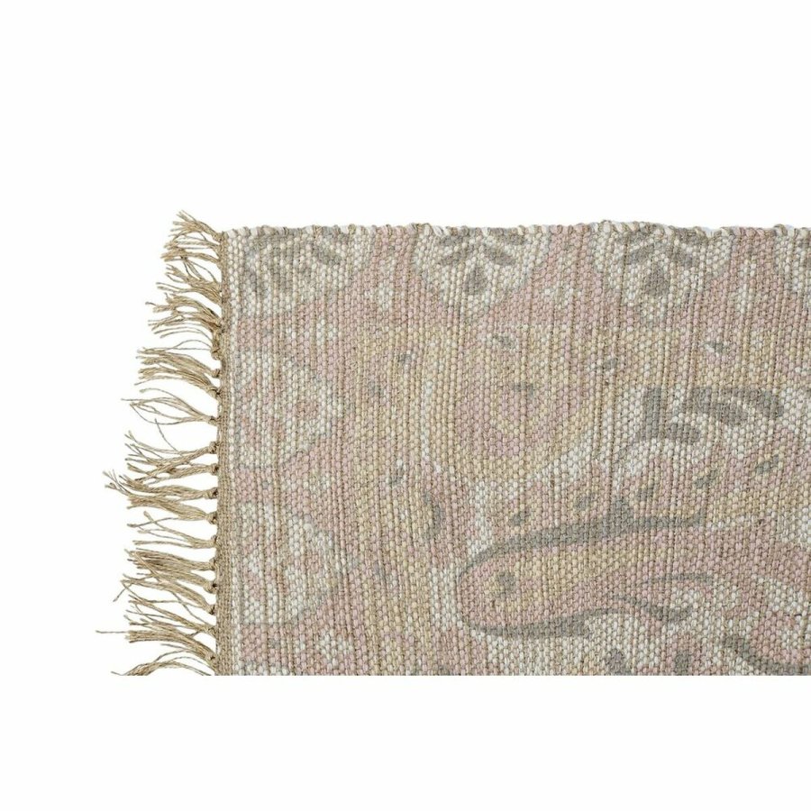 Tppe DKD Home Decor 200 x 290 x 0,5 cm Rd Polyester Grn Araber (2 enheder) #17