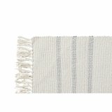 Tppe DKD Home Decor 120 x 180 x 0,75 cm Gr Polyester Hvid Frynse Boho (2 enheder) #5