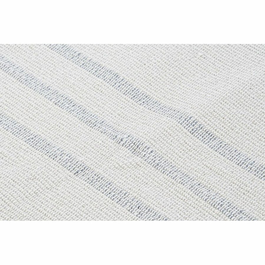 Tppe DKD Home Decor 120 x 180 x 0,75 cm Gr Polyester Hvid Frynse Boho (2 enheder) #9