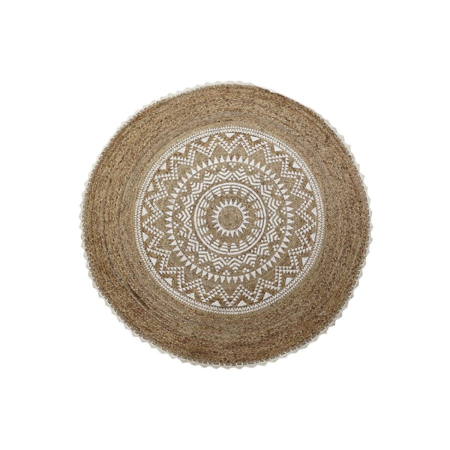 Tppe DKD Home Decor Brun Mandala (200 x 200 x 0,75 cm) #1