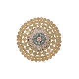 Tppe DKD Home Decor Brun Multifarvet (120 x 120 x 0,75 cm) #1