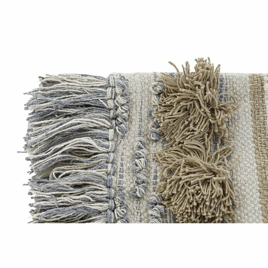 Pudebetrk DKD Home Decor Multifarvet Frynse Boho (50 x 3 x 30 cm) #2