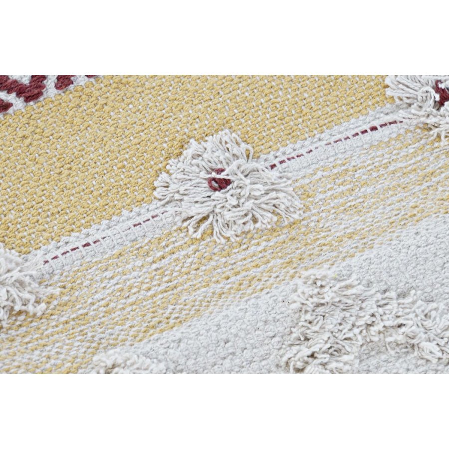 Pudebetrk DKD Home Decor Multifarvet Frynse Boho (60 x 60 x 2 cm) #3