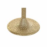 Lille serveringsbord DKD Home Decor Hvid Gylden 40 x 40 x 61 cm #3