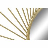 Vgspejl DKD Home Decor Gylden 84 x 2,5 x 84 cm #9