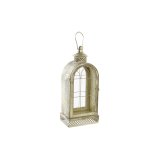 Lanterna DKD Home Decor Krystal Gylden Metal (18 x 13 x 43 cm) #1