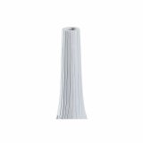 Vase DKD Home Decor Hvid Harpiks Moderne (18 x 18 x 50 cm) #2