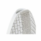 Vase DKD Home Decor 25 x 10 x 51 cm Hvid Harpiks Moderne #2