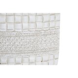 Vase DKD Home Decor Hvid Harpiks Moderne 18 x 6 x 28 cm #3