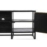 mbler DKD Home Decor Sort Metal Tr (120 x 37 x 50 cm) #3