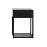 Natbord DKD Home Decor Gylden 35 x 40 x 55 cm Sort Metal Tr #17