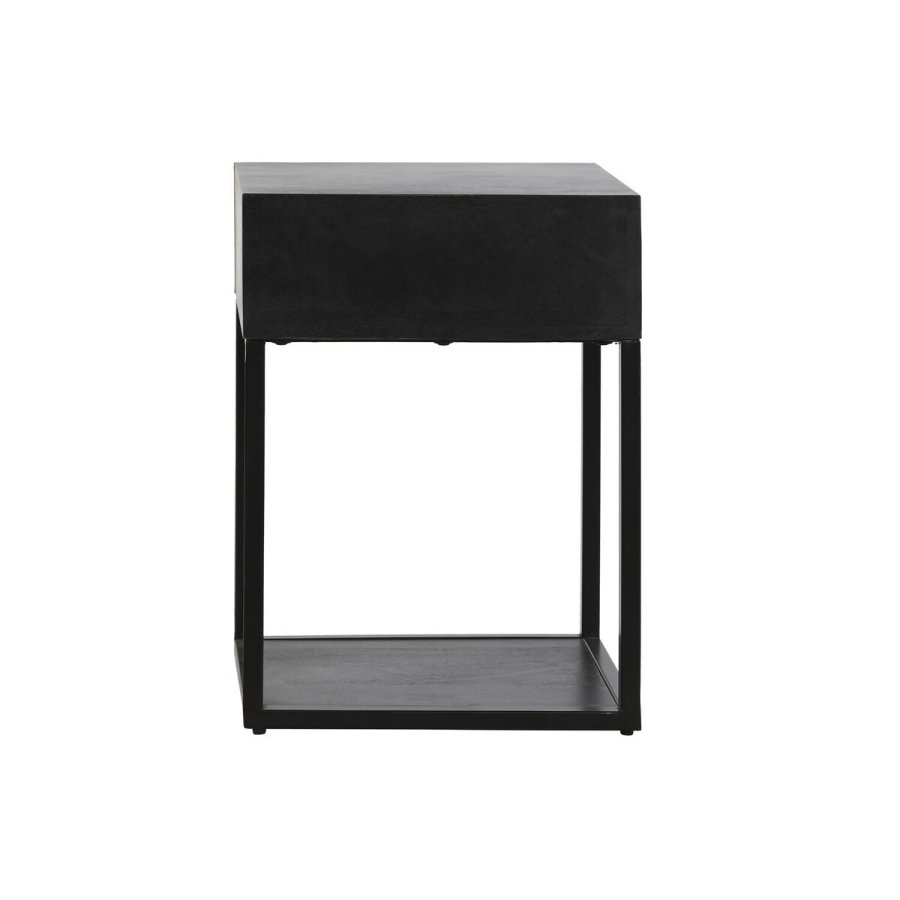 Natbord DKD Home Decor Gylden 35 x 40 x 55 cm Sort Metal Tr #17