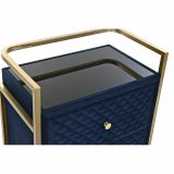 Natbord DKD Home Decor 60 x 35 x 74 cm Krystal Bl Gylden #5