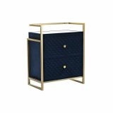 Natbord DKD Home Decor 60 x 35 x 74 cm Krystal Bl Gylden #17