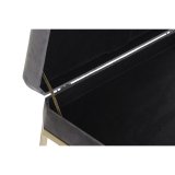 Stol DKD Home Decor   Gr Gylden Metal Fljl (80 x 40 x 47 cm) #17