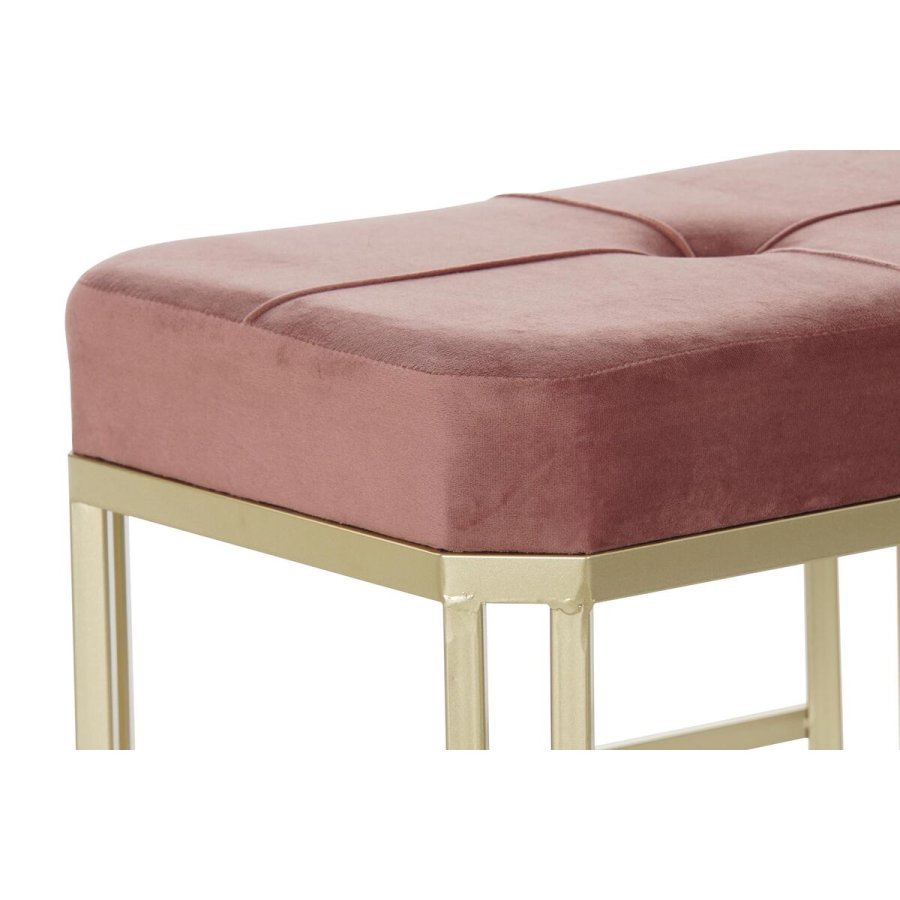 Stol DKD Home Decor   Pink Metal Fljl (120 x 40 x 46 cm) #13
