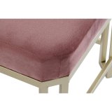 Stol DKD Home Decor   Pink Metal Fljl (120 x 40 x 46 cm) #9