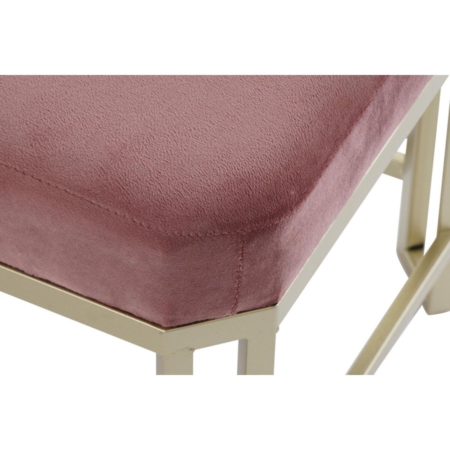 Stol DKD Home Decor   Pink Metal Fljl (120 x 40 x 46 cm) #9